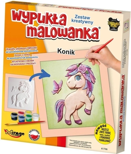 Ispupčeno slikanje Milusie – konjić