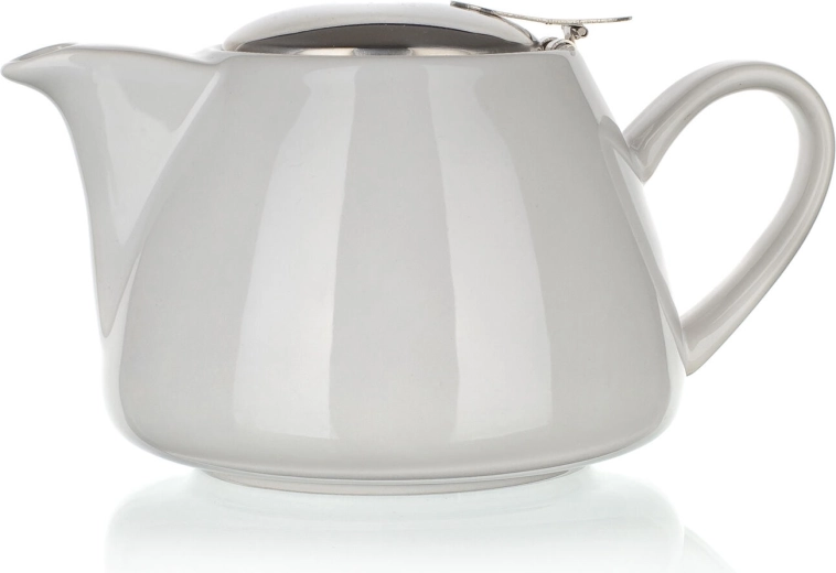 Keramička čajna konvica s inox sitom 1,2 l BONNET – bijela