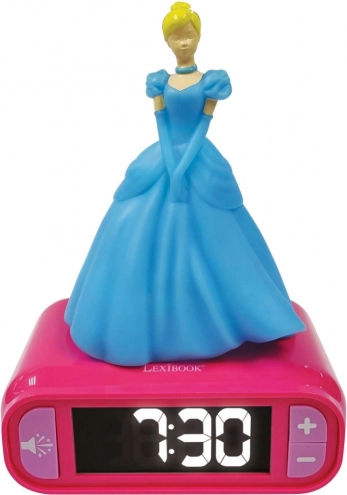 Dječji budilica Disney Princeze s noćnim osvjetljenjem