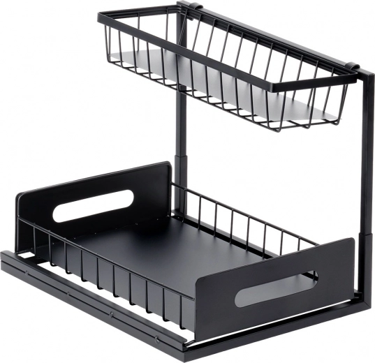 Stabilna metalna konstrukcija u crnoj boji