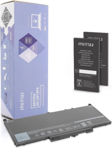 Baterija za Dell Latitude E7270 i E7470 55 Wh (7 200 mAh) 7,4–7,6 V MITSU