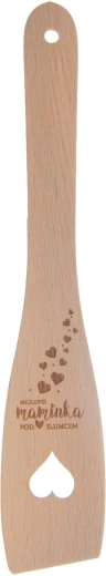 Drvena kuhinjska lopatica ravna 30 cm „NAJBOLJA MAMA“