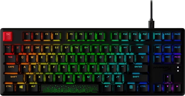 HyperX Alloy Origins Core PBT HX Blue gaming mehanička TKL tipkovnica