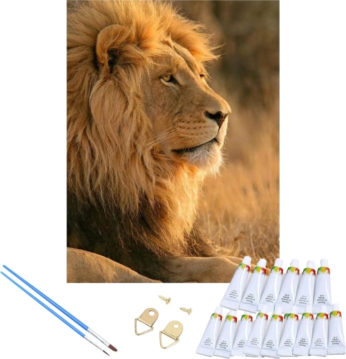 Motiv lava i okvir za trenutno vješanje