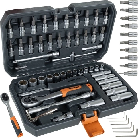 Set alata u koferu 56 kom BIGSTREN 1/4" s račno i nastavcima