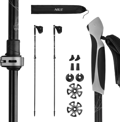 Nordic walking štapovi NILS s brzim zaključavanjem i ergonomskom drškom