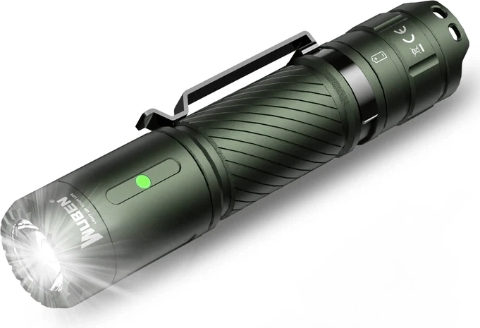 Džepna svjetiljka Wuben C3 Army Green 1200 lm, zelena