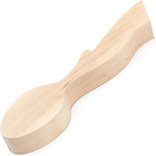 BeaverCraft poluobrađak za rezbarenje žlica – oblik lista od johe