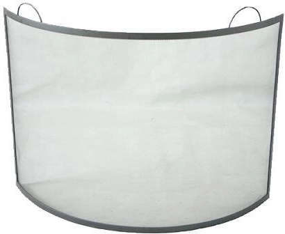 Kaminška zaštitna zaslonska ploča 66 × 66 cm čelik crna