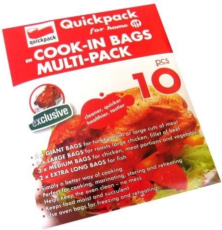 Vrećice za pečenje mix veličina s kopčama za zatvaranje, 10 kom