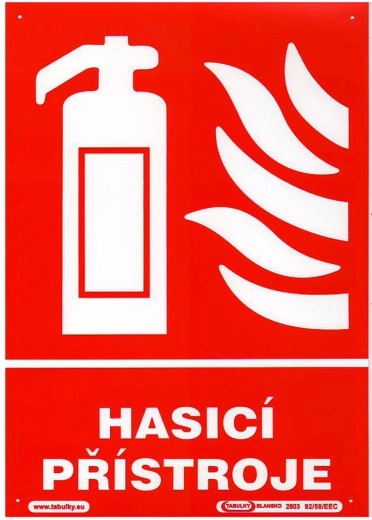 Tablica Vatrogasni aparat A4 plastika