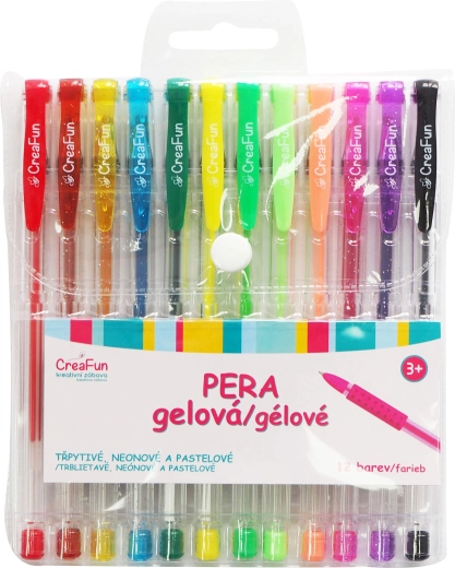 CreaFun gel olovke – set od 12 boja
