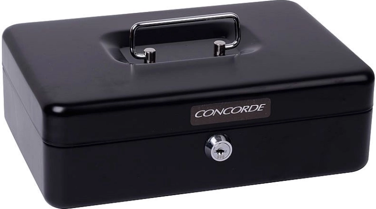 Metalna blagajna CONCORDE crna