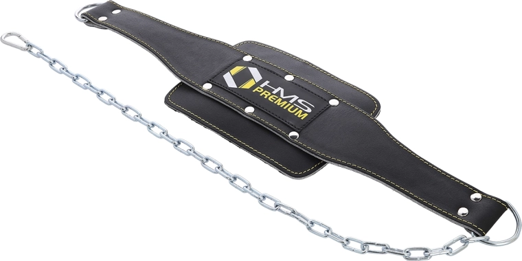 Utežni dip pojas HMS Premium s lancem