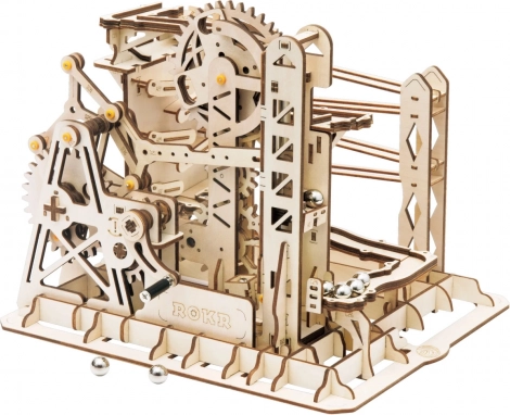 ROKR drvena staza za kuglice Explorer – 3D puzzle