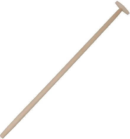 Drvena drška za lopatu s T ručkom 120 cm