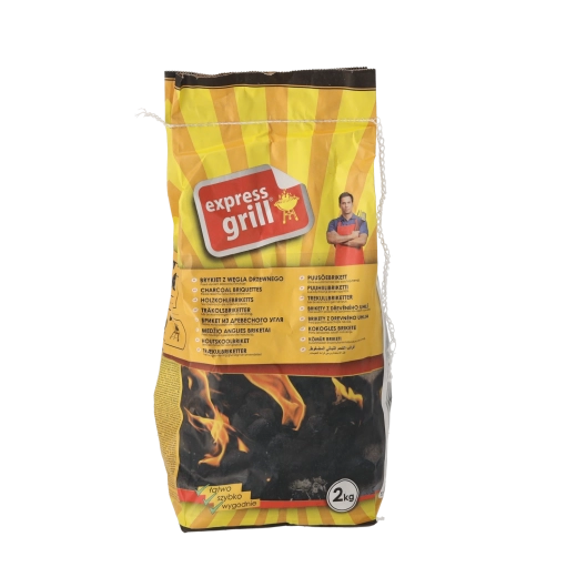 Briketi od drvenog ugljena Express Grill 2 kg
