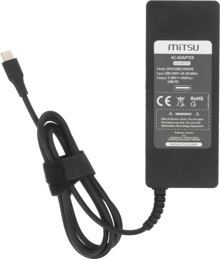 Snaga do 100 W uz USB‑C Power Delivery