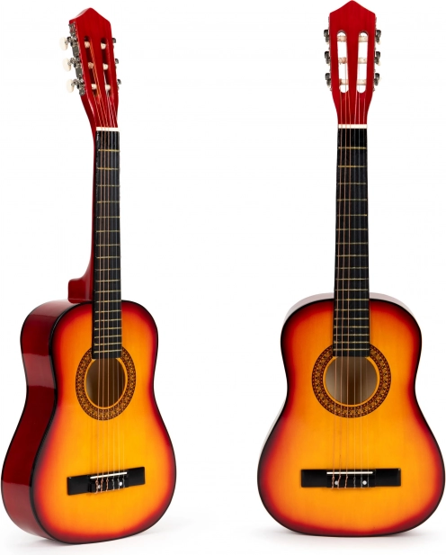 Klasična drvena gitara za djecu 6 žica Ecotoys