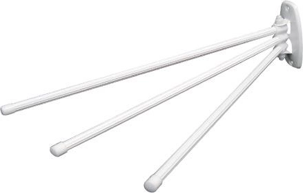 Trokračni metalni sušilnik za ručnike bijeli