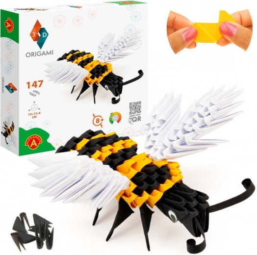 Alexander 3D origami pčela – kreativni set za djecu 8+
