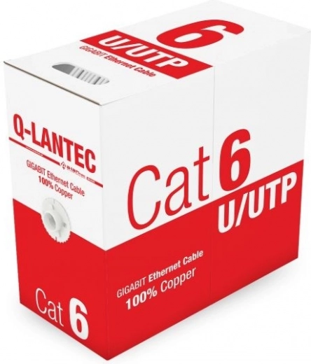 Mrežni kabel U/UTP Cat 6, PVC, 100% bakar, 305 m