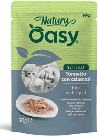 Oasy Nature Soft Jelly – tuna sa sipom, vrećica 70 g