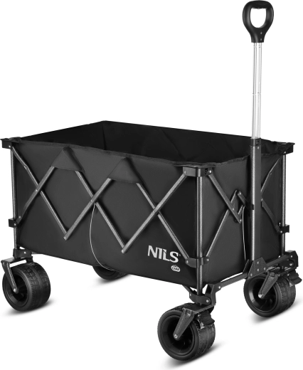 Sklopiva XXL kamp kolica NILS Camp, crna