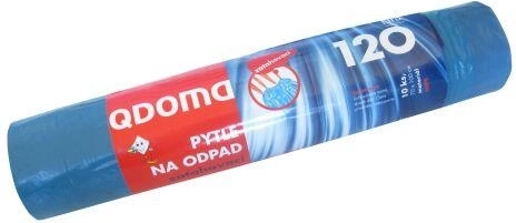 Vreće za smeće s vezicom 120 l, 70 × 100 cm, 27 µ, 10 kom