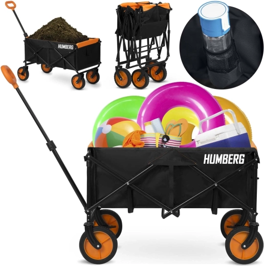 Sklopiva transportna kolica 100 l HUMBERG HM-513