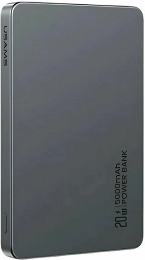 Magnetna powerbanka 5000 mAh 20W s MagSafe i PD, siva