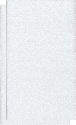 Filcani samoljepljivi podlošci za namještaj 100 × 60 mm, bijeli, 2 kom