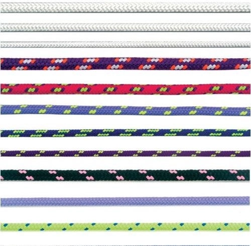 Pleteni poliesterski konop s jezgrom 4 mm, šaren, 200 m