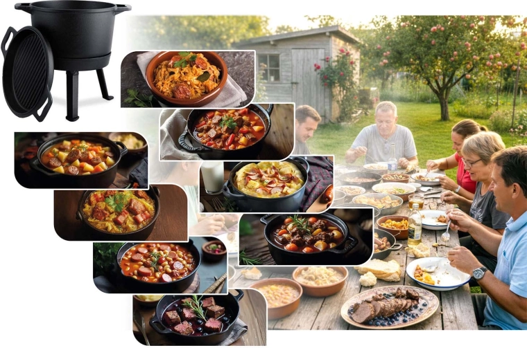 Poklopac 2 u 1: tava i grill ploča