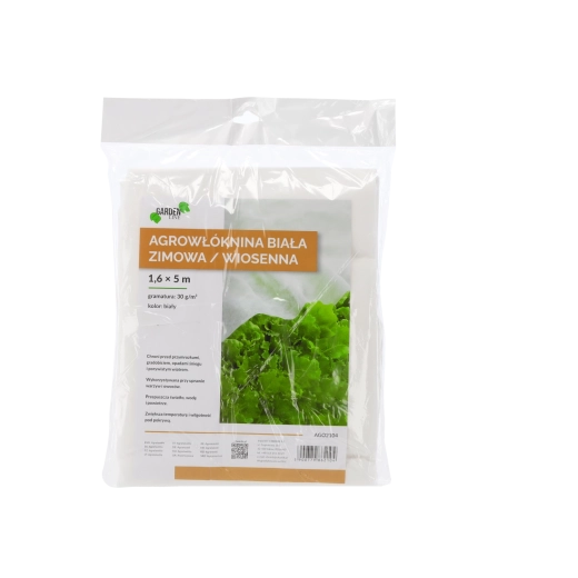 Zimska i proljetna agrotekstilija bijela 30 g/m² 1,6 × 5 m