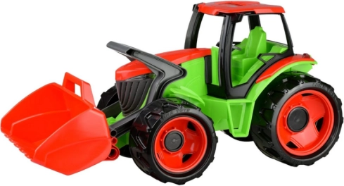 Traktor s lopatom plavo sive boje