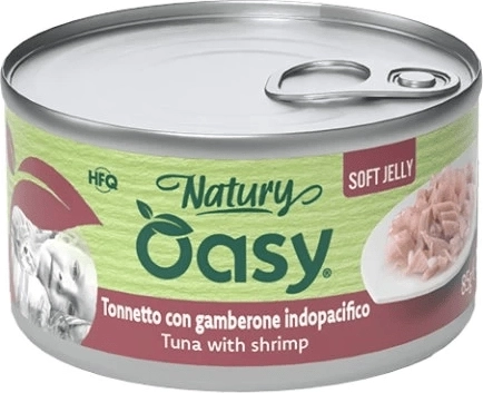 Oasy Nature Soft Jelly – tuna s kozicama 150 g