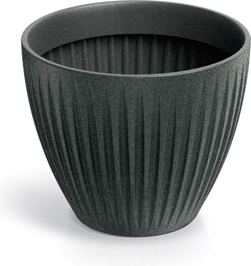 Lončanica Latia Round 40 cm – crni granit
