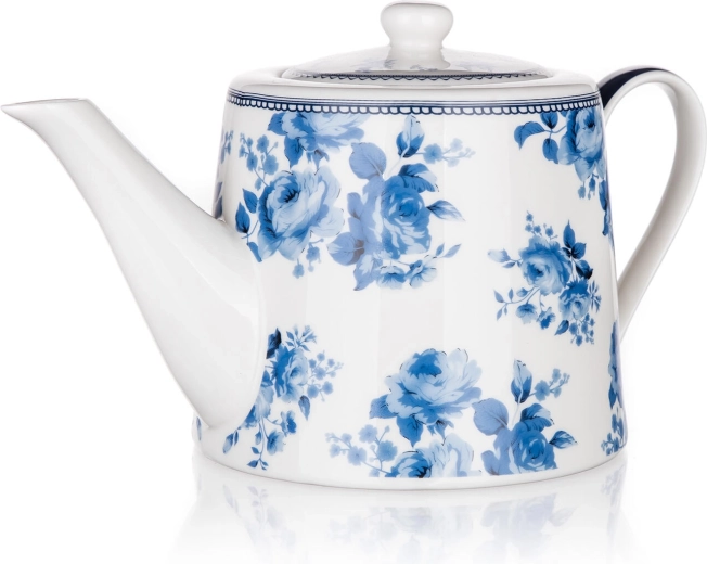 Keramički čajnik za čaj i kavu Blue Flower 1 l
