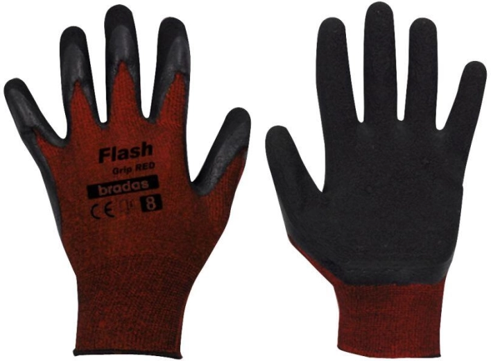 Radne rukavice Flash Grip latex, veličina 9