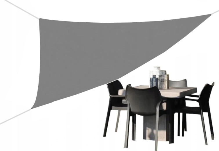 Trokutasta sjenila tenda 3 × 3 × 3 m siva