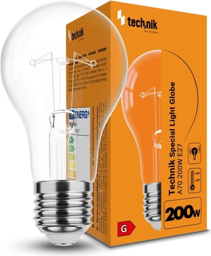 Specijalna žarulja A70 200 W E27 toplo bijela