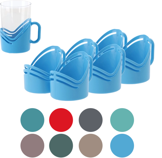 Set plastičnih držača za čaše Jagiełło, 6 kom