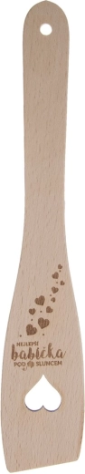 Drvena ravna lopatica 30 cm Najbolja baka