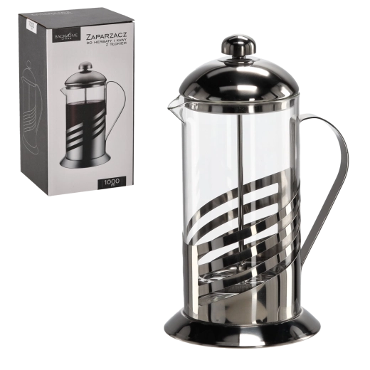 French press za kavu i čaj 1000 ml