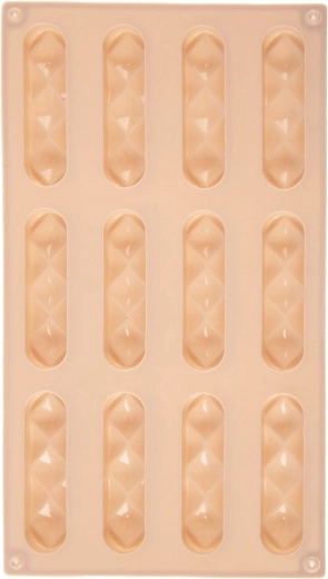 Silikonski kalup za kekse i praline bež 29,5 × 17 × 1,5 cm