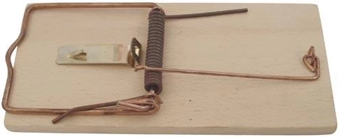 Drvena klopka za miše, 2 kom