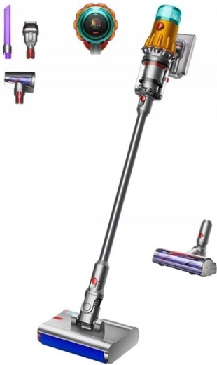 Dyson V12s Detect Slim Submarine bežični štapni usisavač žuta/nikl
