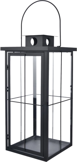 Metalna crna lanterna 58 cm
