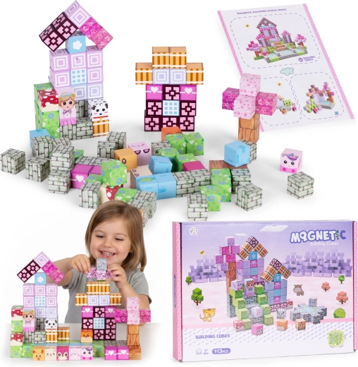 Magnetski građevni set za djecu 113 dijelova